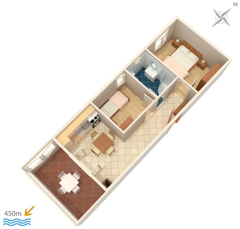 Family Friendly Apartments With A Swimming Pool Povljana, Pag - 244 Exteriér fotografie